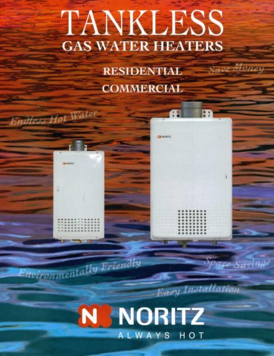 Noritz Tankless Hot Water Heaters